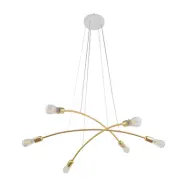 TK Helix taklampa - guldmetall