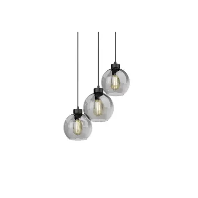 TK Lighting - Cubus 3 Taklampa GraphiteEuluna