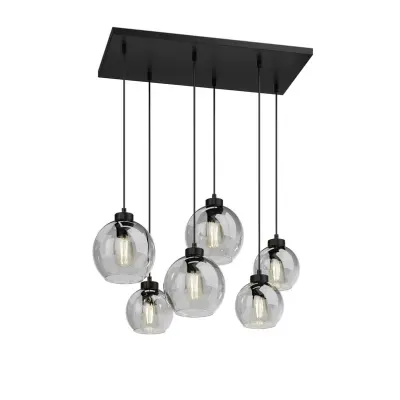 TK Lighting - Cubus 6 Taklampa GraphiteEuluna