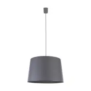 TK Maja taklampa - grått tyg och grå plast