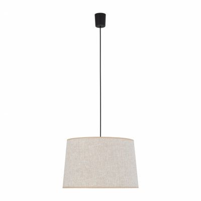 TK Maja taklampa - naturlinne och svart plast