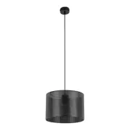 TK Moreno taklampa 300 - svart tyg och svart metall