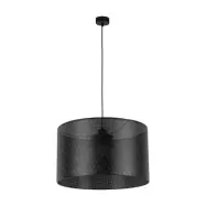 TK Moreno taklampa 500 - svart tyg och svart metall