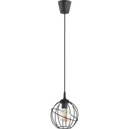 TK Orbita taklampa - svart metall