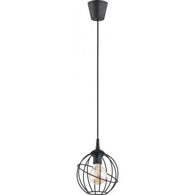 TK Orbita taklampa - svart metall