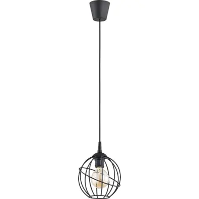 TK Orbita taklampa - svart metall