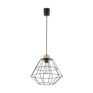 TK Rafael taklampa - svart metall och tr&auml;