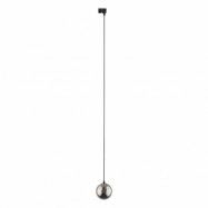 TK Tracer taklampa - grafitglas och svart metall