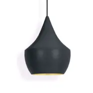 Tom Dixon - Beat Fat LED Taklampa Matt Black/Brass
