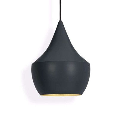 Tom Dixon - Beat Fat LED Taklampa Matt Black/Brass