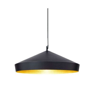 Tom Dixon - Beat Flat LED Taklampa Matt Black/Brass