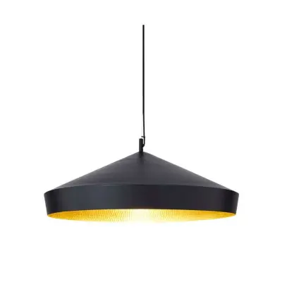 Tom Dixon - Beat Flat LED Taklampa Matt Black/Brass