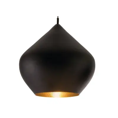 Tom Dixon - Beat Stout LED Taklampa Matt Black/Brass