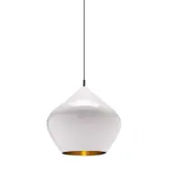 Tom Dixon - Beat Stout LED Taklampa Glossy White/Brass-