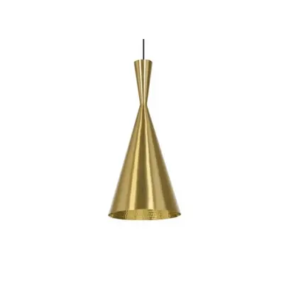 Tom Dixon - Beat Tall LED Taklampa Brushed Brass