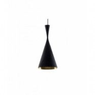 Tom Dixon - Beat Tall LED Taklampa Matt Black/Brass