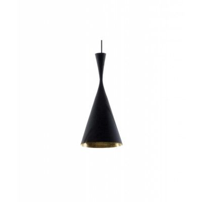 Tom Dixon - Beat Tall LED Taklampa Matt Black/Brass