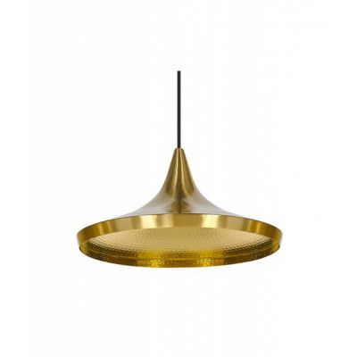 Tom Dixon - Beat Wide LED Taklampa Brushed Brass