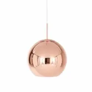 Tom Dixon - Copper Round LED Taklampa Ø45 Copper