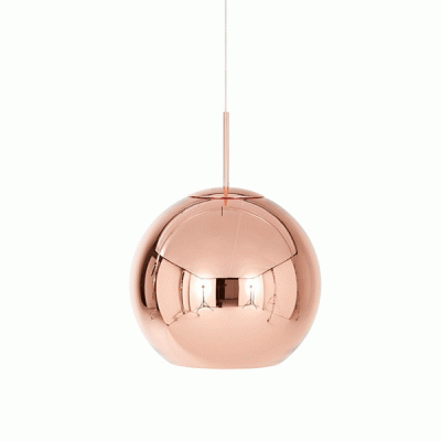 Tom Dixon - Copper Round LED Taklampa Ø45 Copper