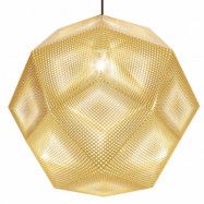Tom Dixon Etch taklampa 50 cm Mässing
