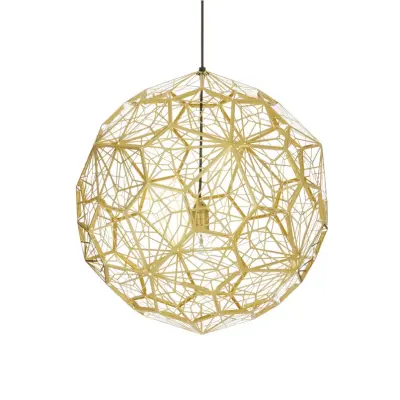 Tom Dixon - Etch Web Taklampa Brass