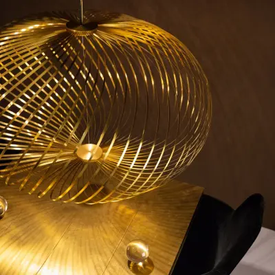 Tom Dixon - Spring Taklampa Medium Brass