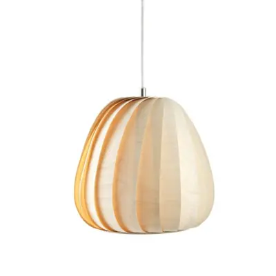 TR12 Taklampa Ø30 Birch Natural Tom Rossau - Vardagsrum - Trä