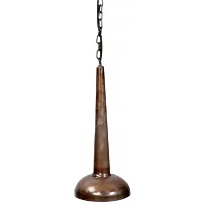 TRADEMARK LIVING taklampa - glänsande järn, liten