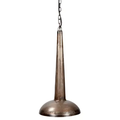 TRADEMARK LIVING taklampa - glänsande järn, stor