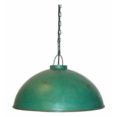 TRADEMARK LIVING taklampa - ljusgrönt järn