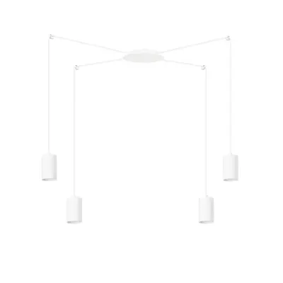 TRAKER 4 Taklampa, Vit