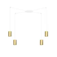 TRAKER 4 Taklampa, Vit/Guld