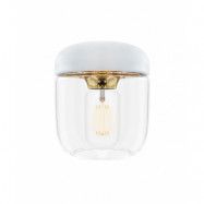 UMAGE - Acorn Skärm Vit/Polerad Mässing