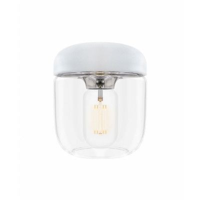 UMAGE - Acorn Skärm Vit/Polerad Stål