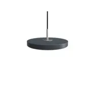 UMAGE - Asteria Taklampa Micro Anthracite/Steel Top