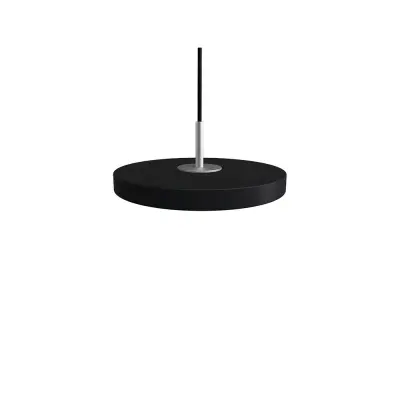 UMAGE - Asteria Micro Taklampa Black/Steel Top