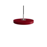 UMAGE - Asteria Taklampa Micro Ruby Red/Steel Top