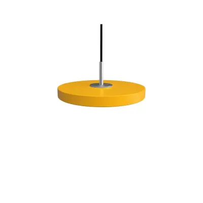 UMAGE - Asteria Taklampa Micro Saffron Yellow/Steel Top