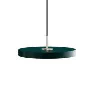 UMAGE - Asteria Taklampa Mini Forest Green/Steel Top