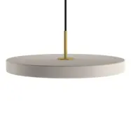 UMAGE - Asteria Mini LED-hänglampa pärlvit/mässing Ø 31 cm