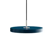 UMAGE - Asteria Taklampa Mini Petrol Blue/Steel Top