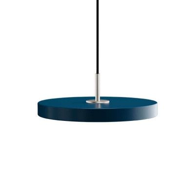 UMAGE - Asteria Taklampa Mini Petrol Blue/Steel Top