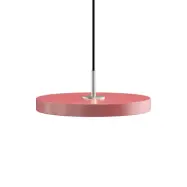 UMAGE - Asteria Taklampa Mini Rose/Steel Top