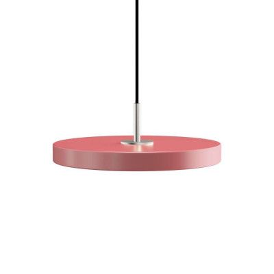 UMAGE - Asteria Taklampa Mini Rose/Steel Top