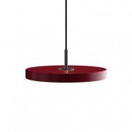 UMAGE - Asteria Taklampa Mini Ruby Red/Black Top