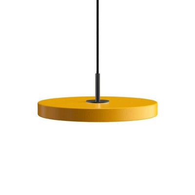 UMAGE - Asteria Taklampa Mini Saffron Yellow/Black Top