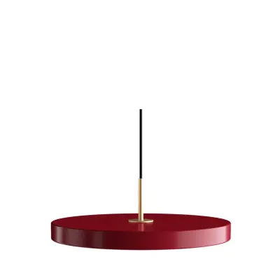 UMAGE - Asteria Plus Taklampa Medium Ruby Red/Brass