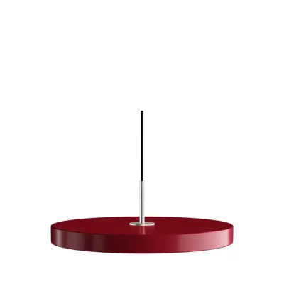 UMAGE - Asteria Plus Taklampa Medium Ruby Red/Steel Top