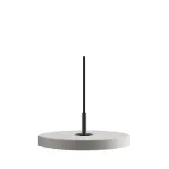 UMAGE - Asteria Plus hänglampa, Ø 30 cm, ljusgrå/svart